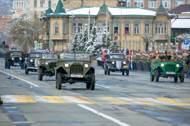 Парад победы в Красноярске 2016