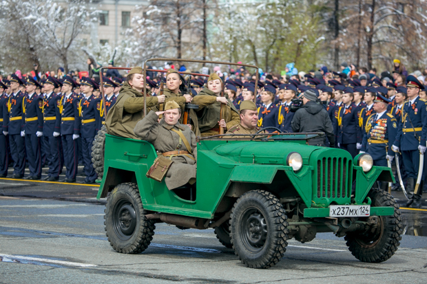 На День Победы в Красноярске перекроют движение