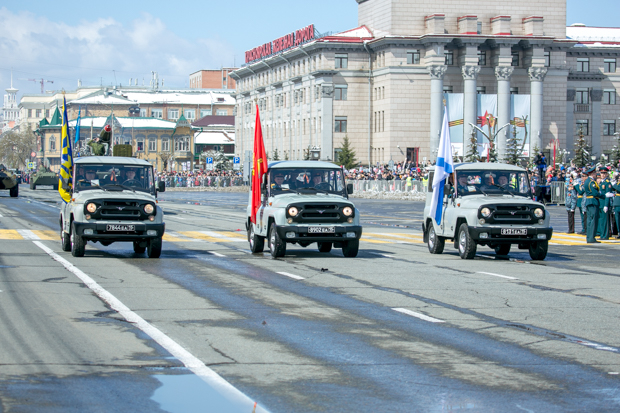 Парад победы в Красноярске 2016