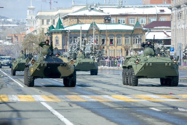 Парад победы в Красноярске 2016