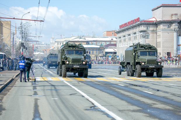 Парад победы в Красноярске 2016