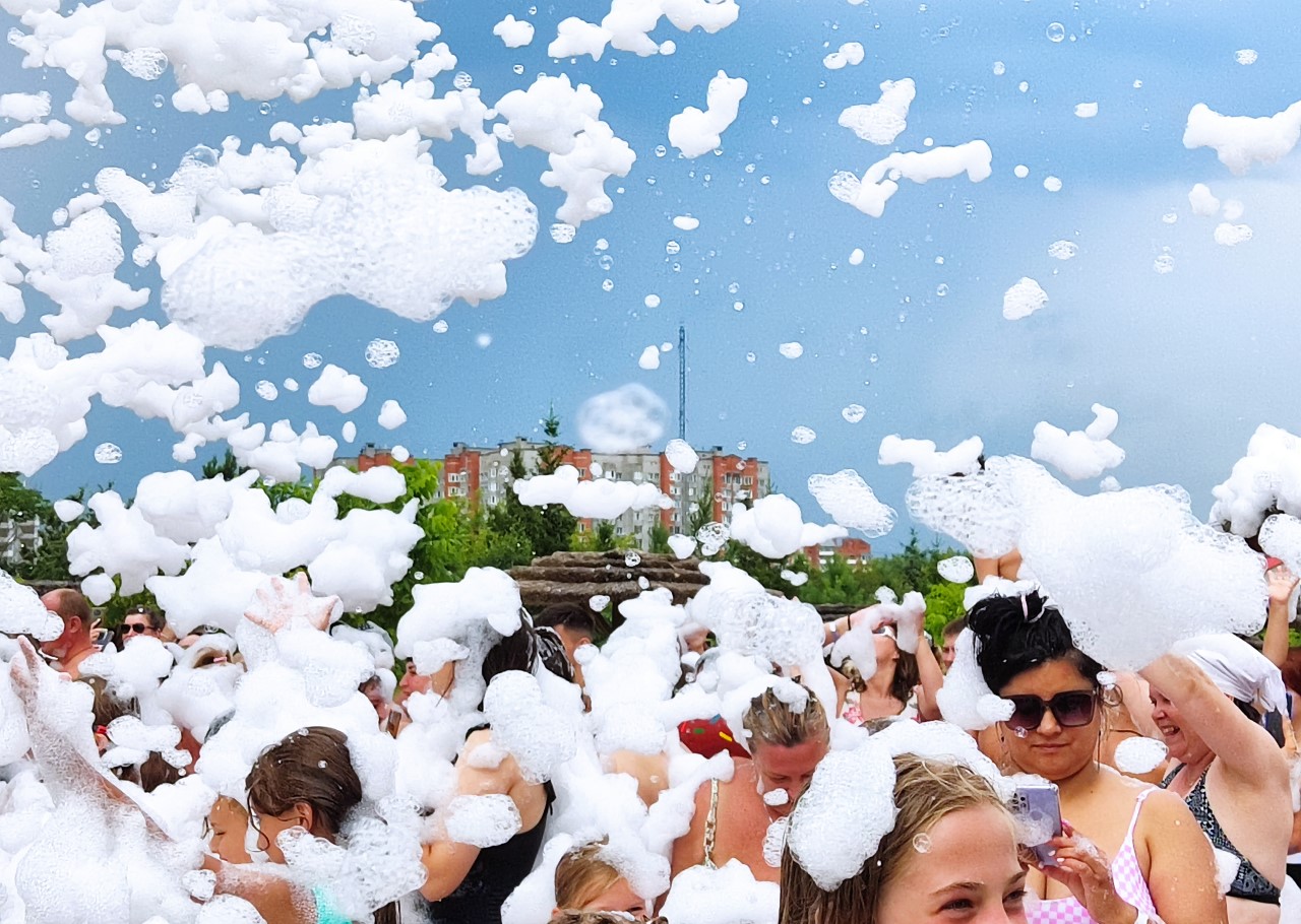 Пенная вечеринка в "Прищепке"