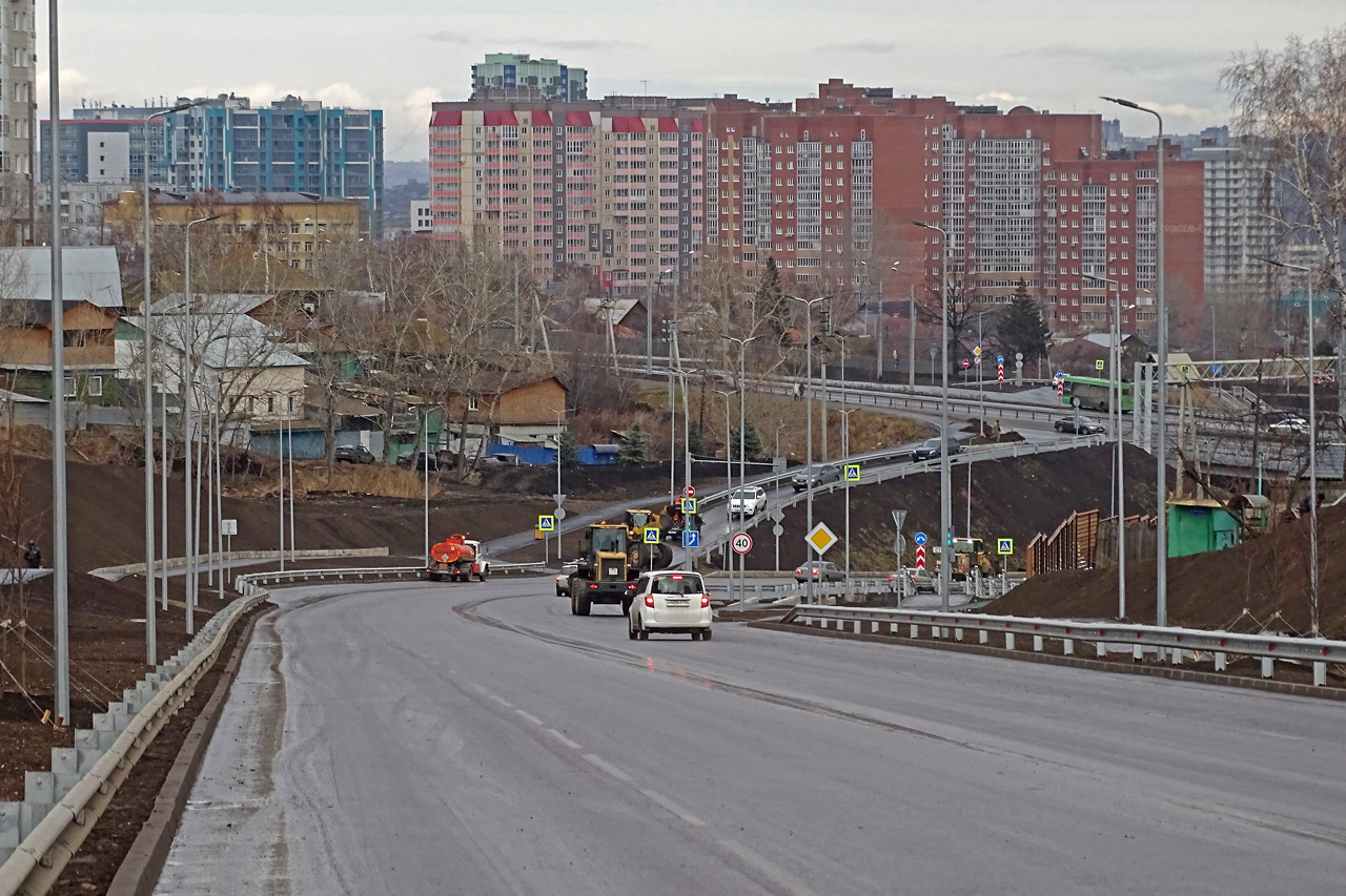 Новая дорога на Байкитской в Красноярске