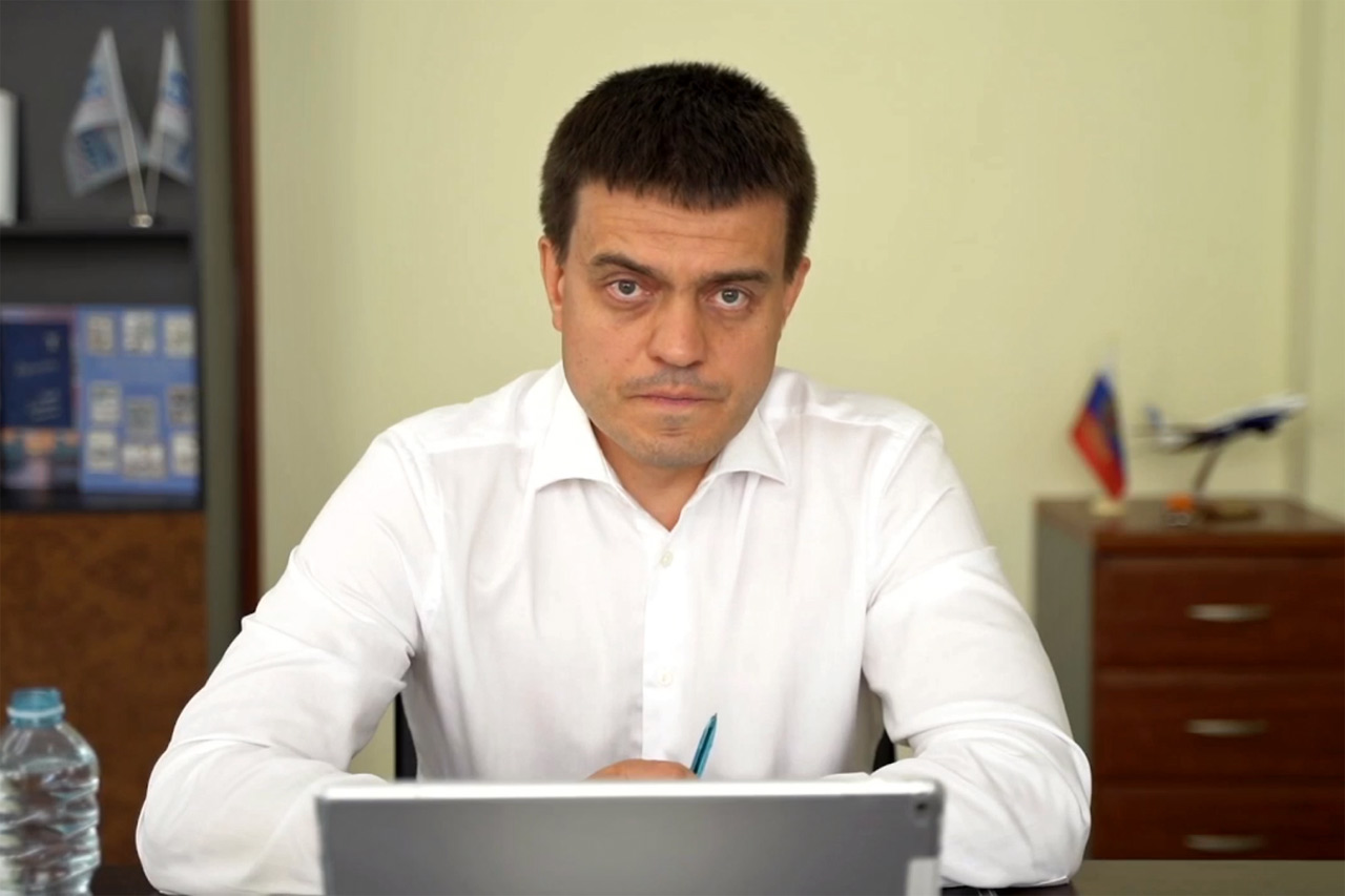 Михаил Котюков во время прямого эфира 27 июля