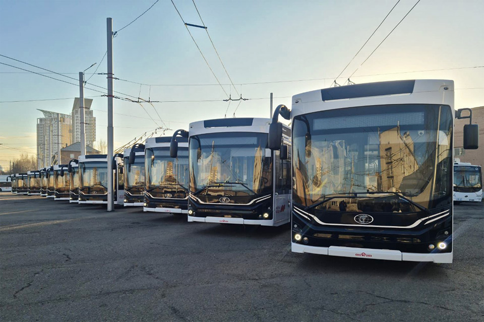 Красноярск новые современные троллейбусы