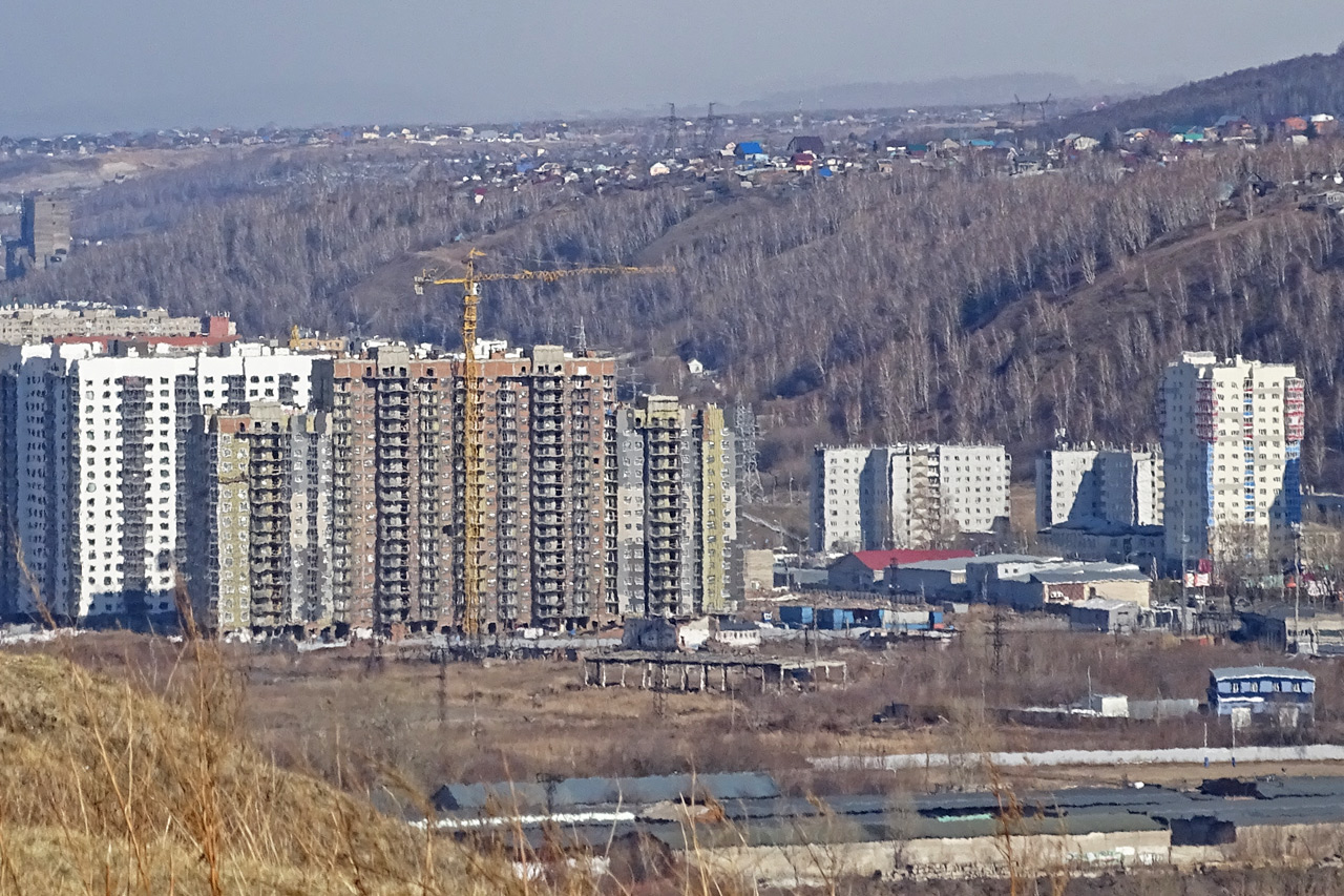 Дома строятся в Красноярске