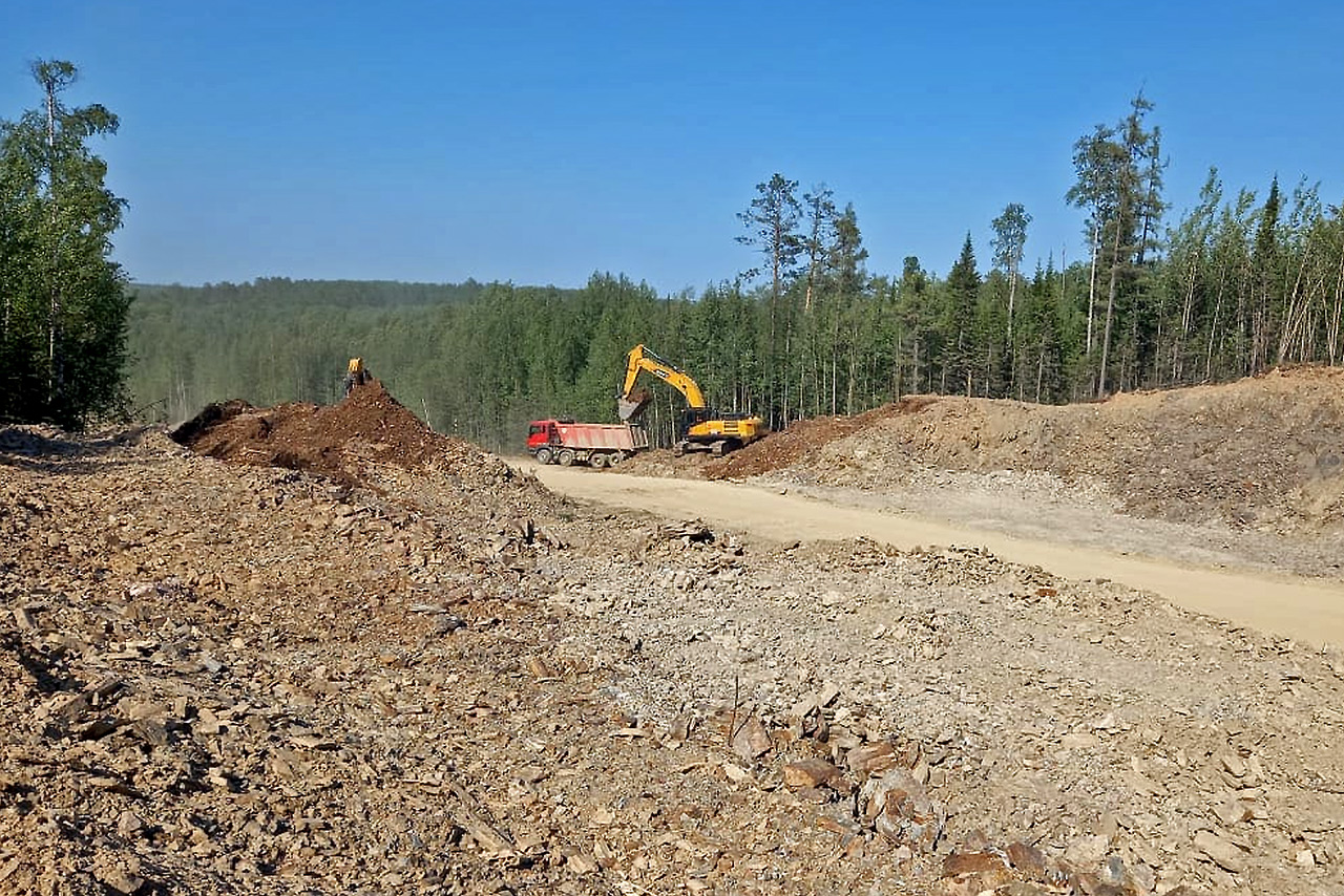 Реконструкция трассы Раздолинск - Удэрей