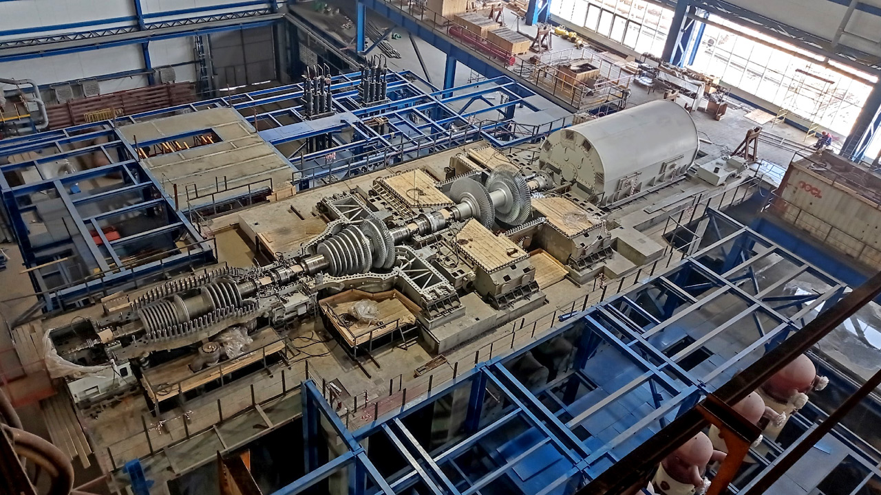 Строительство нового энергоблока на Красноярской ТЭЦ-3