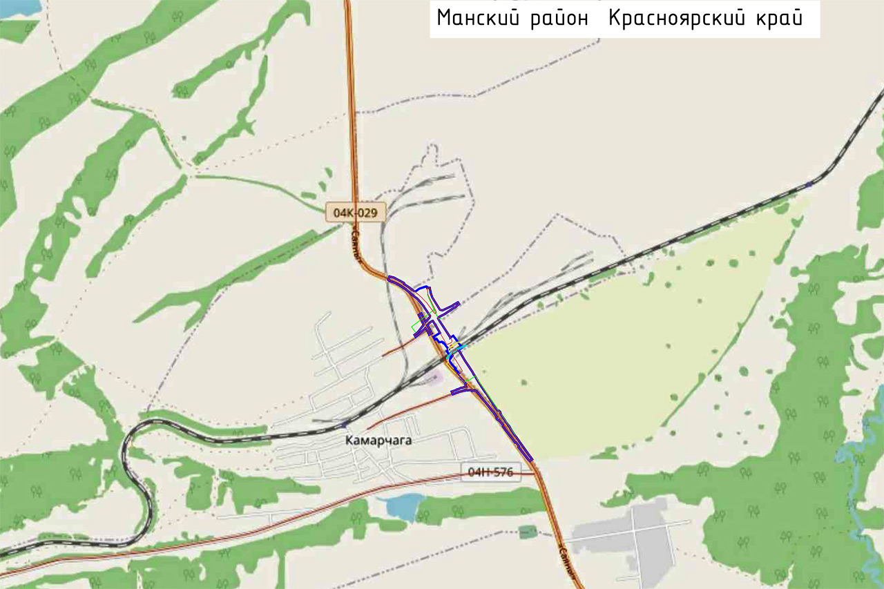 Строительство путепровода под Камарчагой в Красноярском крае